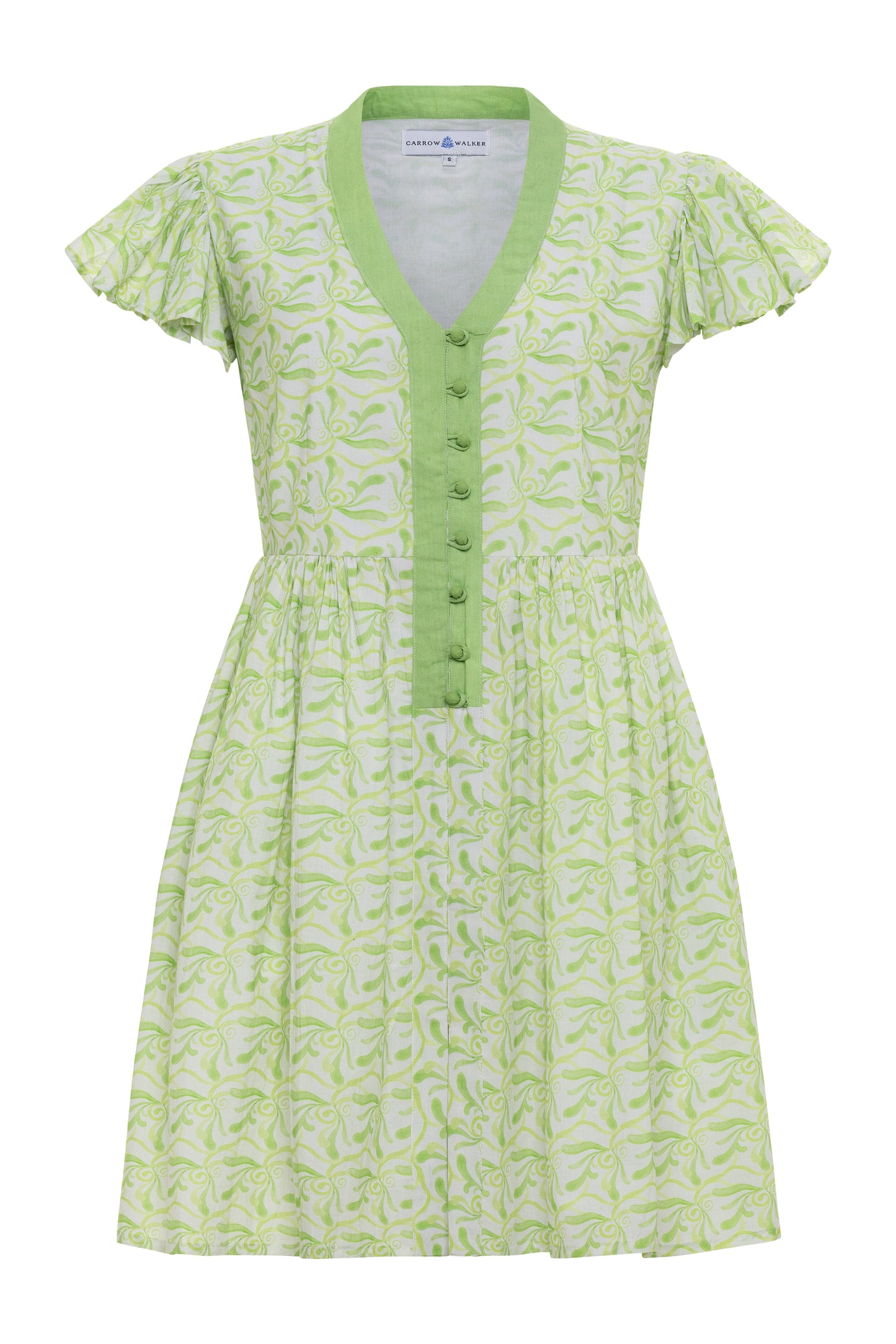green poppy dress Camille